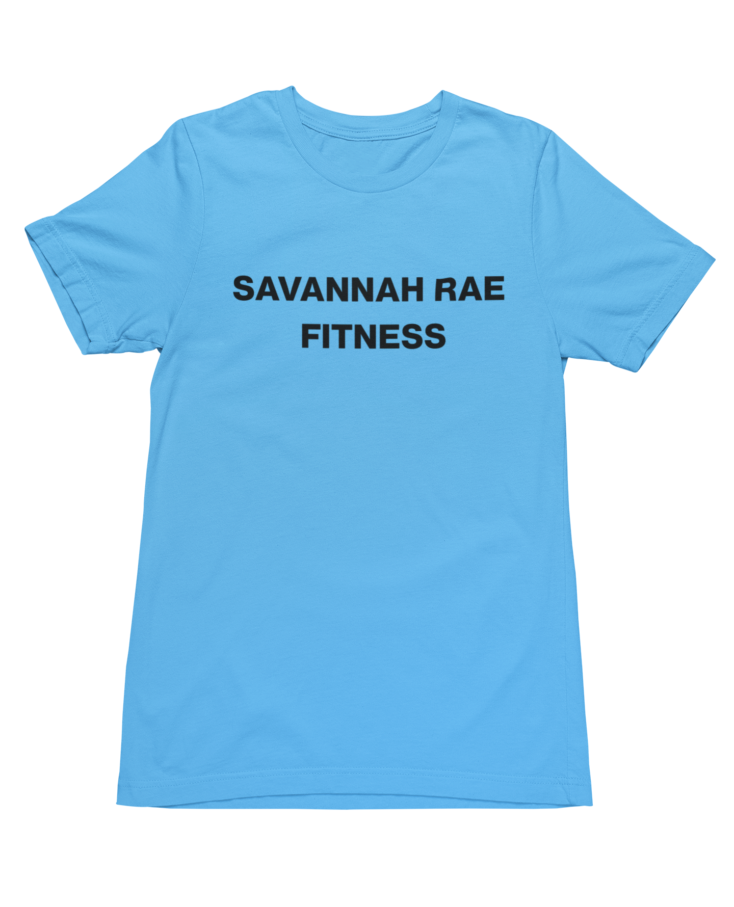 SAVANNAH RAE FITNESS SKY BLUE TEE