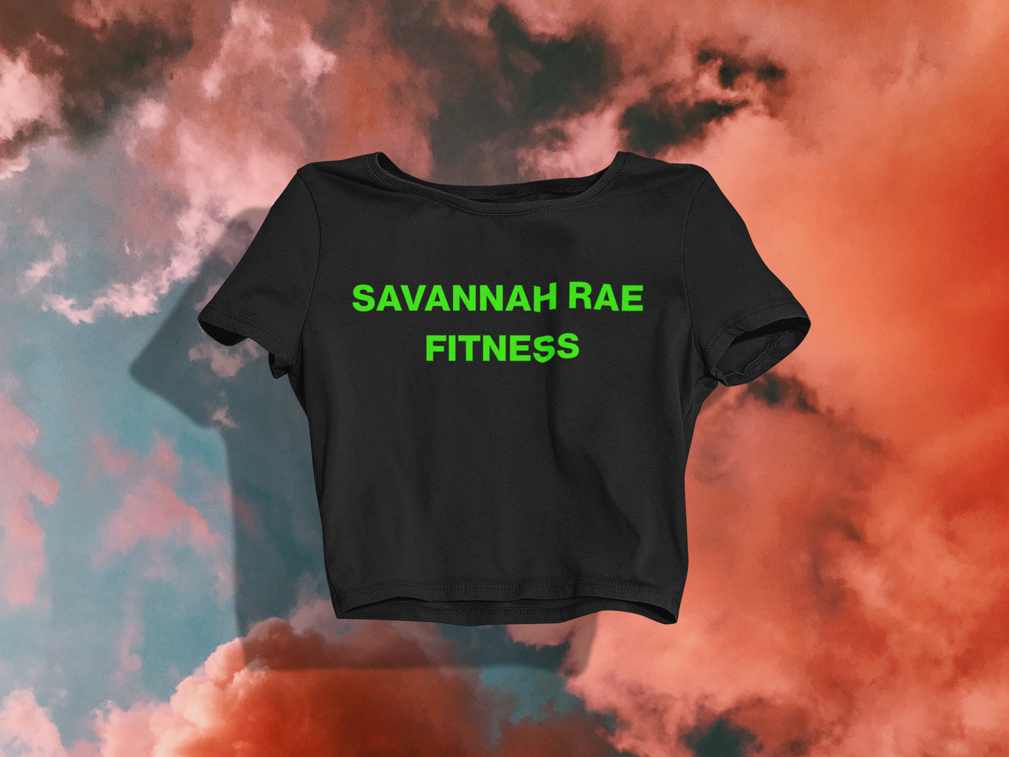 SAVANNAH RAE FITNESS CROP TEE