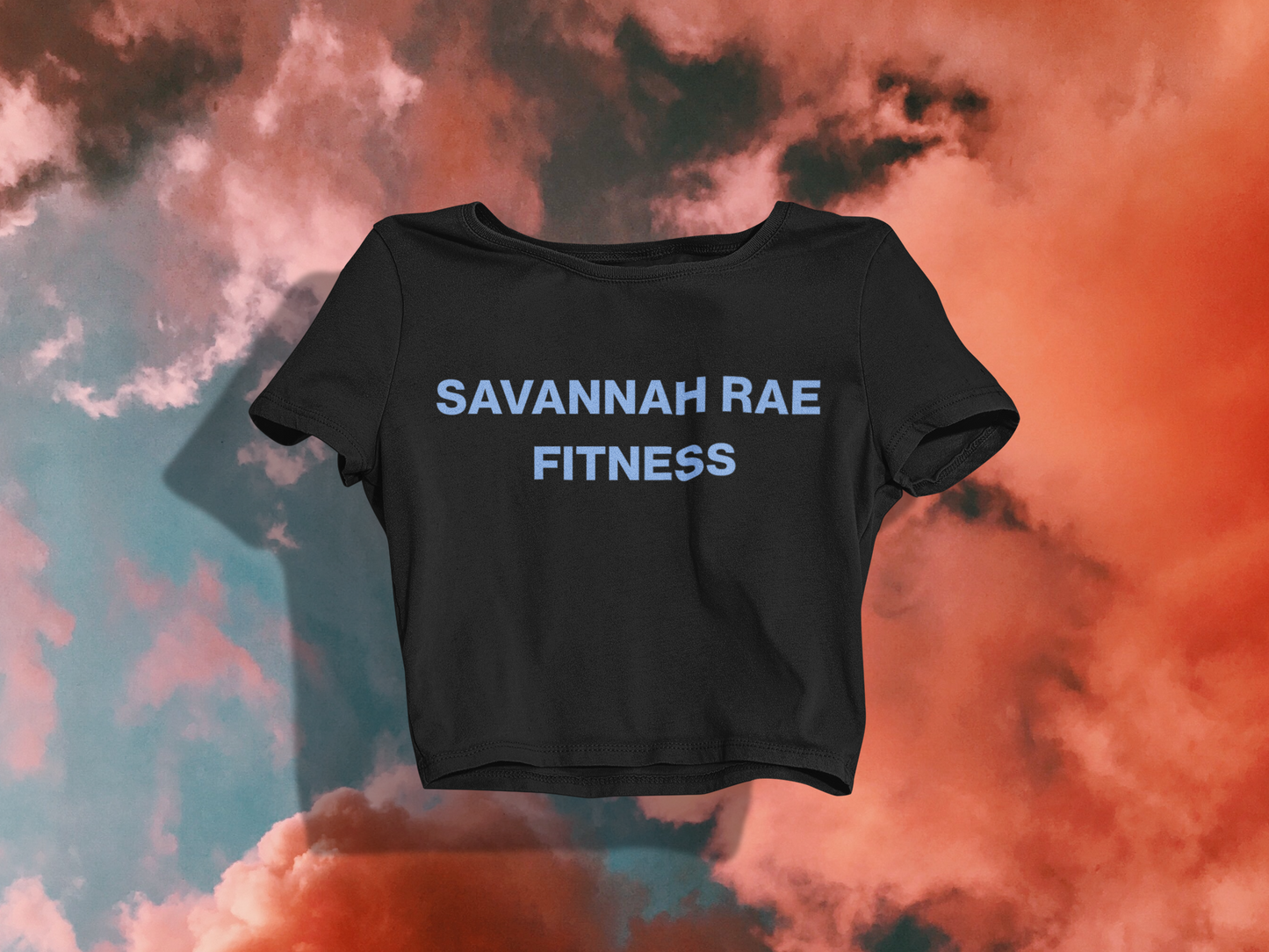 SAVANNAH RAE FITNESS CROP TEE