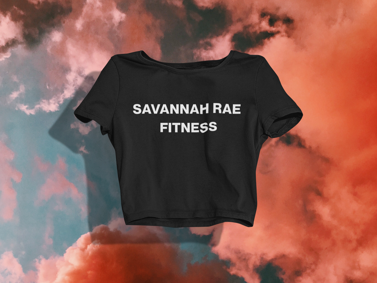 SAVANNAH RAE FITNESS CROP TEE