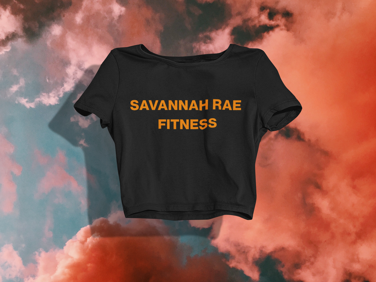 SAVANNAH RAE FITNESS CROP TEE