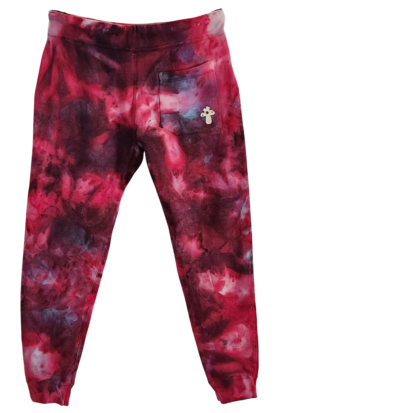 Custom Tie Dyed Heavy Weight Joggers - Berry Blast