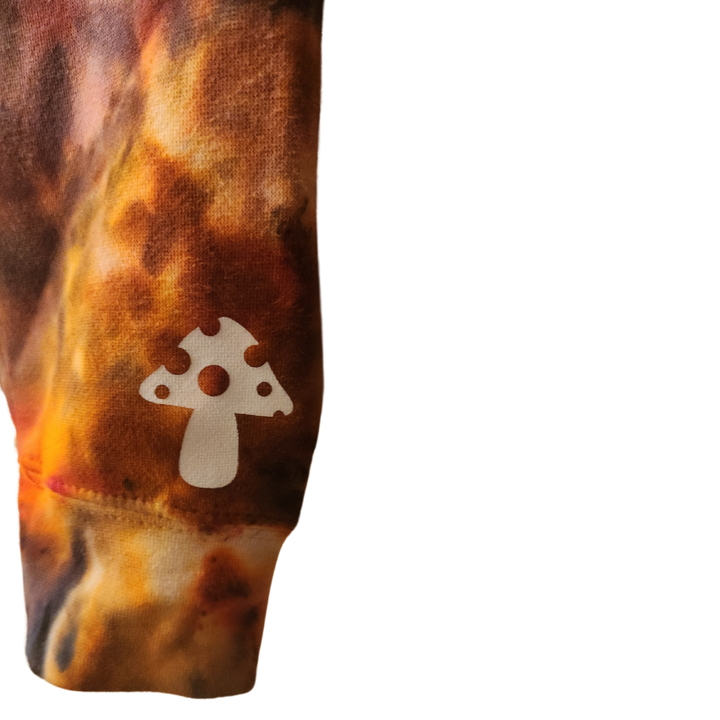 Custom Tie Dye Hoodie - Volcano Campfire Combo