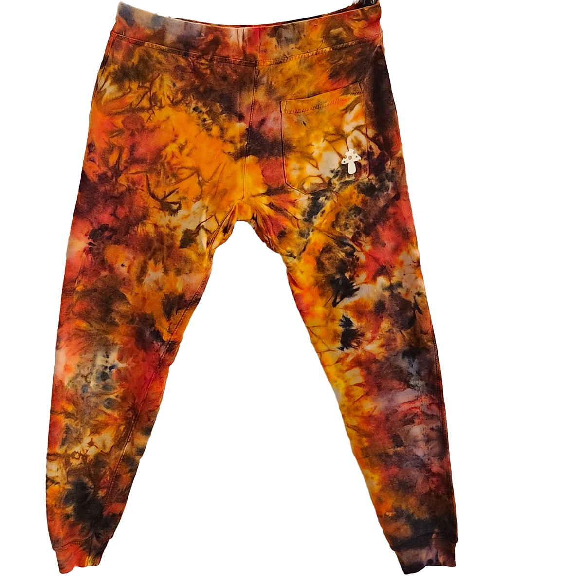 Custom Tie Dye Joggers - Volcanic Explosion