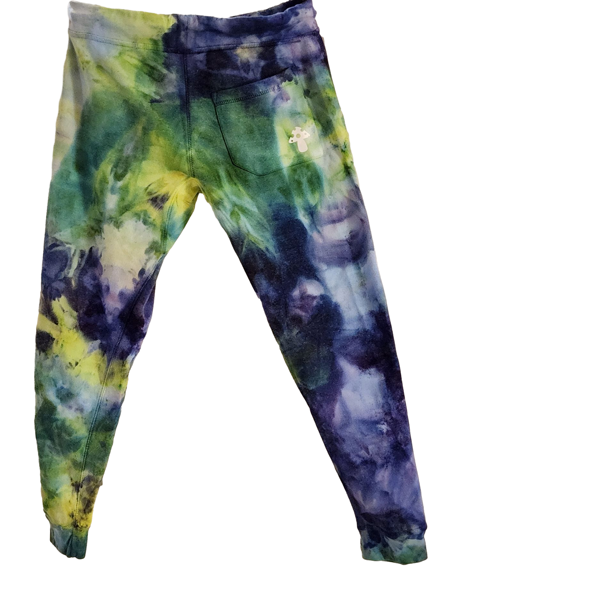 Custom Tie Dyed Heavy Weight Joggers - Aquamarine