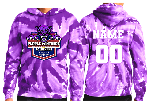 Purple Panthers Adult Hoodie
