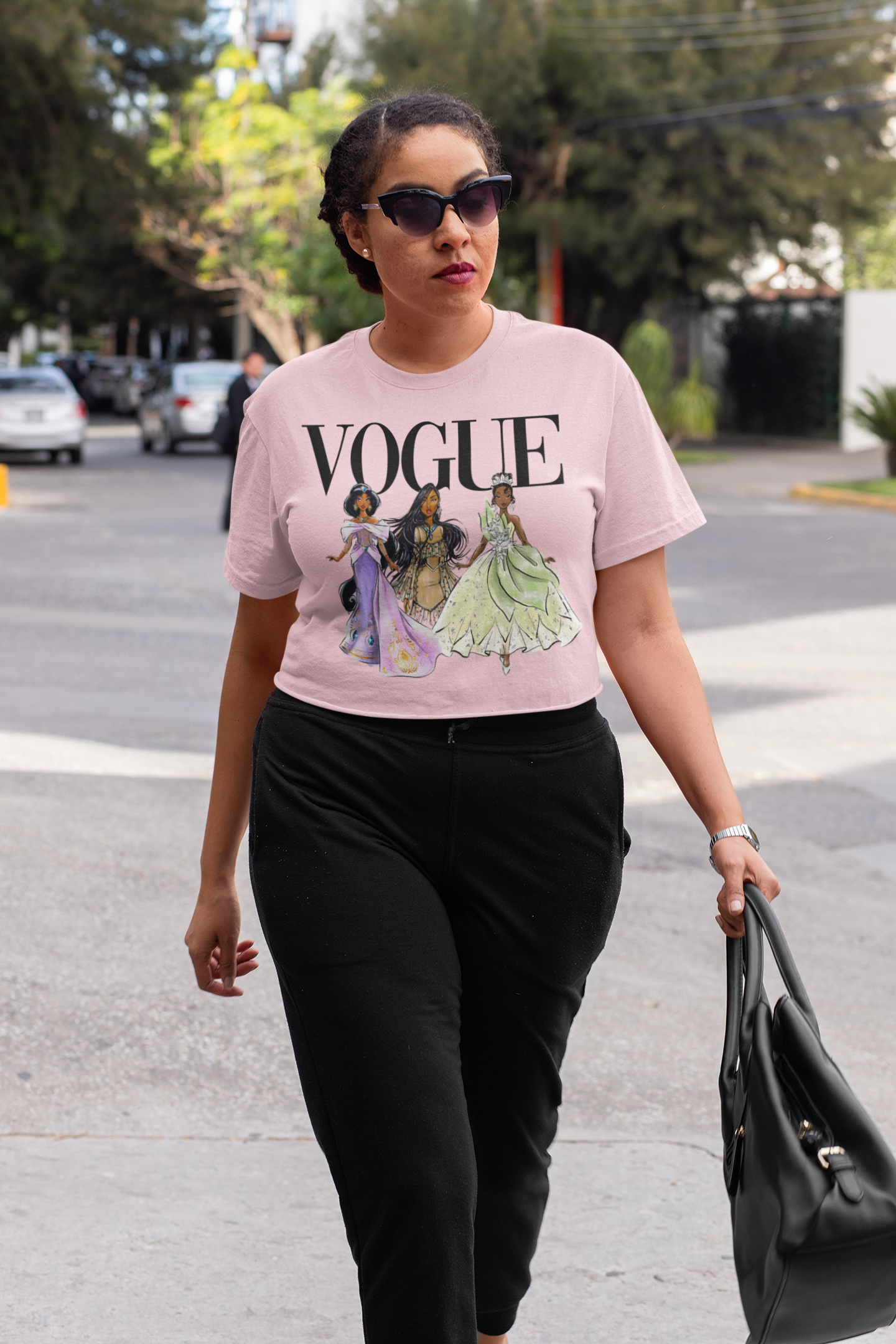 VOGUE Princess Crop Tee