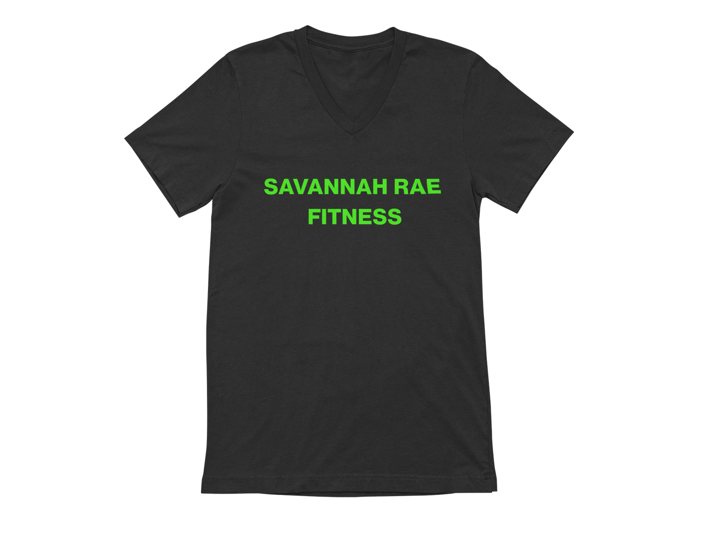 SAVANNAH RAE FITNESS V-NECK TEE