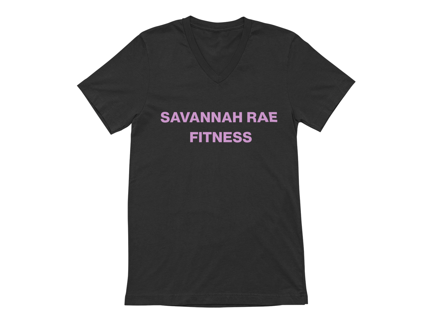 SAVANNAH RAE FITNESS V-NECK TEE