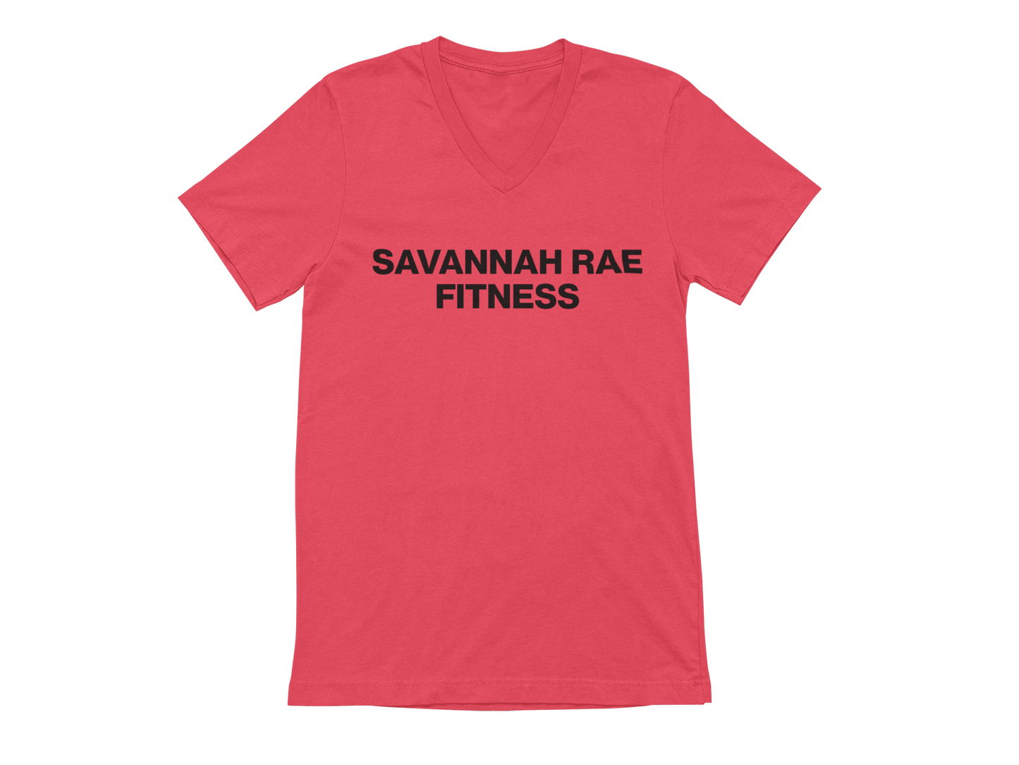 SAVANNAH RAE FITNESS V-NECK TEE