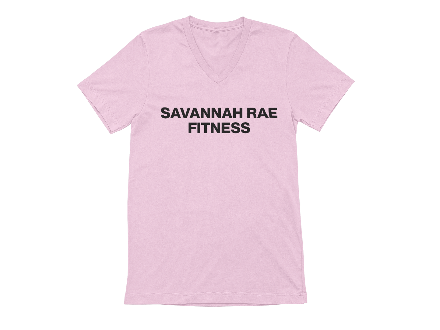 SAVANNAH RAE FITNESS V-NECK TEE