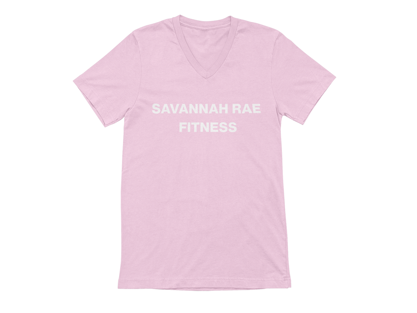 SAVANNAH RAE FITNESS V-NECK TEE