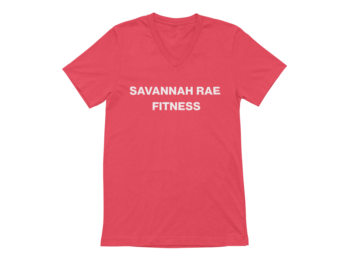 SAVANNAH RAE FITNESS V-NECK TEE