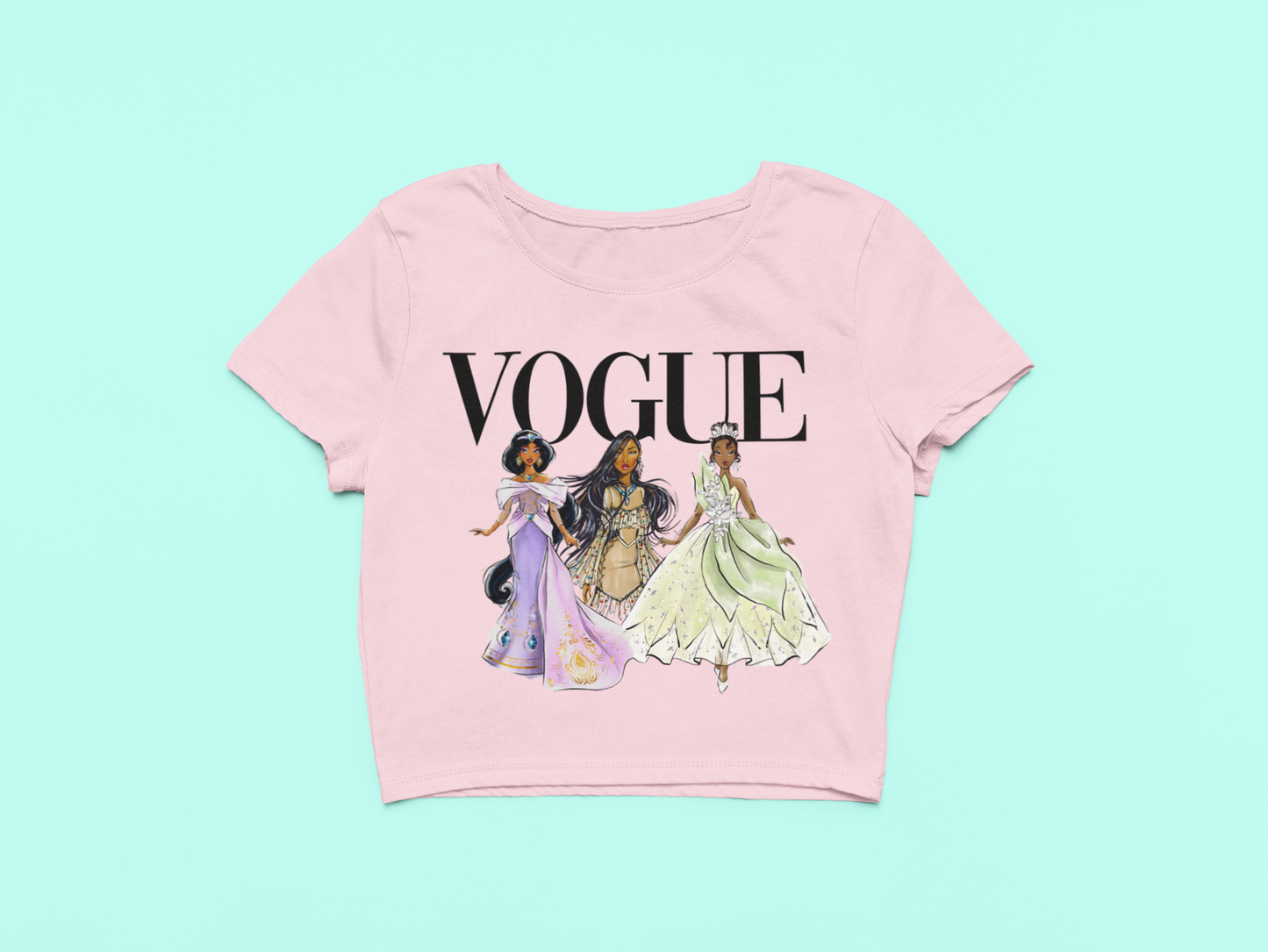 VOGUE Princess Crop Tee